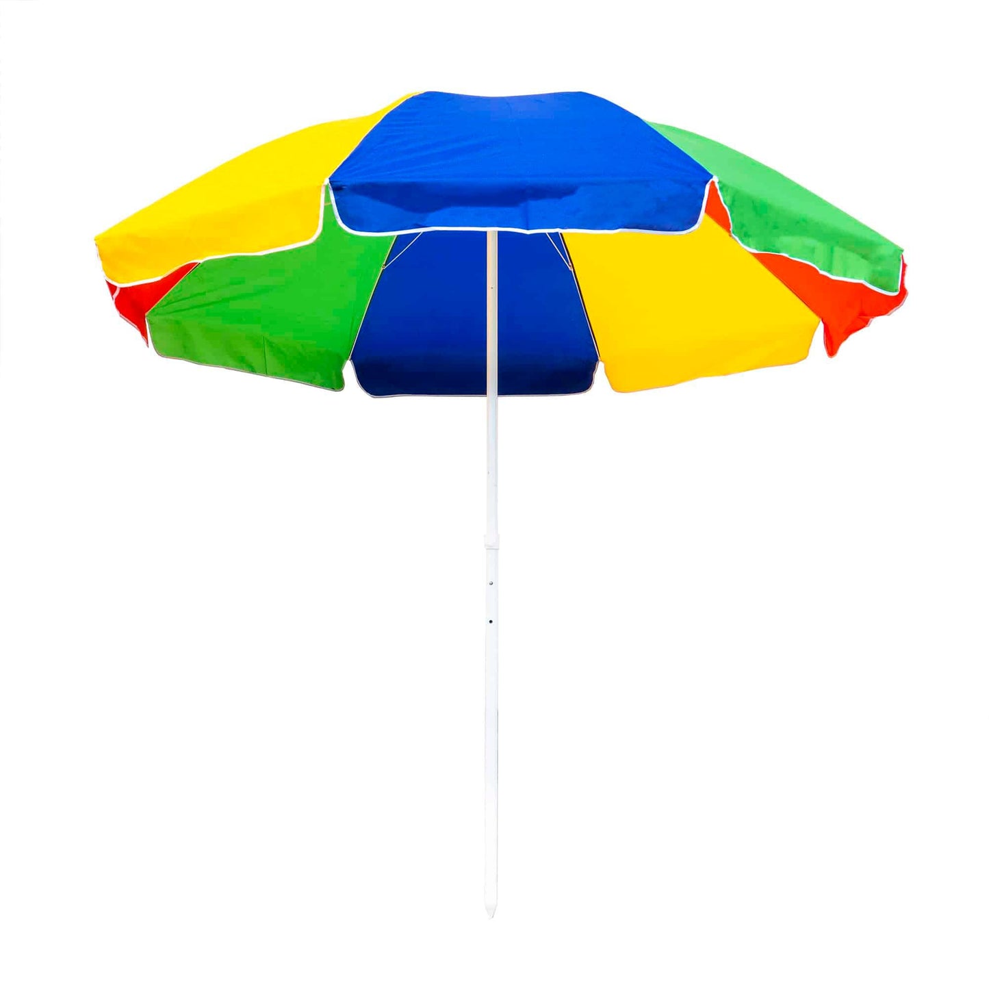 Umbrela protectie soare multicolora diametru 240cm si inaltime 220cm multicolora, stalp 33mm / CC9845