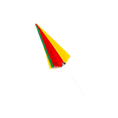 Umbrela protectie soare multicolora diametru 200cm si inaltime 200cm multicolora, stalp 33mm / CC9846
