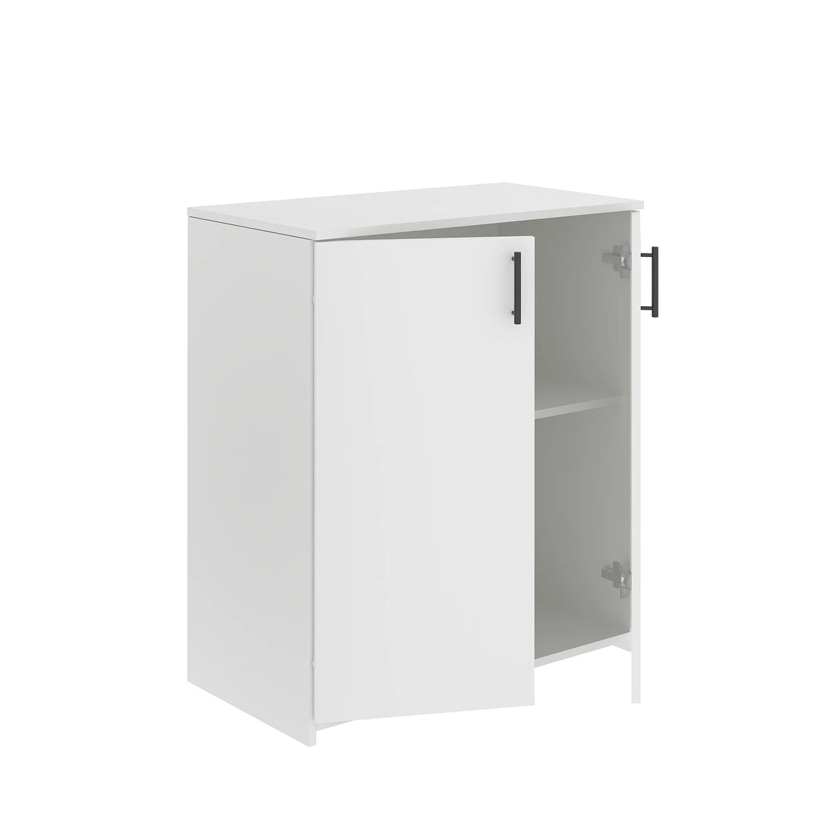 Comoda Creta, 2 Usi, Alb, 80 x 42 x 90 cm