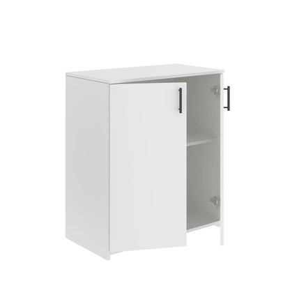Comoda Creta, 2 Usi, Alb, 80 x 42 x 90 cm