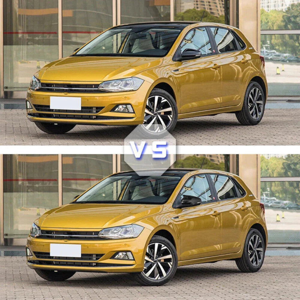 Capace Oglindă Batman DPTuning VW Polo MK6 2018–2021 Negru Lucios, ABS de Calitate, Montaj Rapid