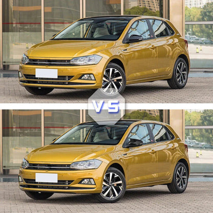 Capace Oglindă Batman DPTuning VW Polo MK6 2018–2021 Negru Lucios, ABS de Calitate, Montaj Rapid