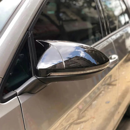 Capace Oglindă Batman DPTuning VW Polo MK6 2018–2021 Negru Lucios, ABS de Calitate, Montaj Rapid