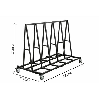 Carucior de transport tip A, cu roti, Dimensiuni 116.5x200x222cm