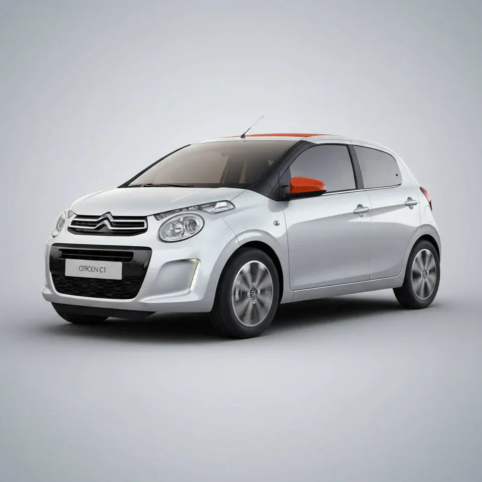 Covorase Auto TeamCar® Tip Tavita Compatibile Citroen C1 II (2014-2022) Negru - 221.ro