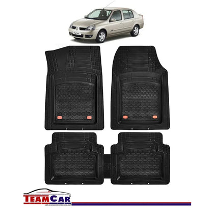 Covorase Auto TeamCar® Tip Tavita Compatibile Renault Symbol Thalia I (1999-2008) Negru Material Rezistent - 221.ro