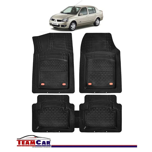 Covorase Auto TeamCar® Tip Tavita Compatibile Renault Symbol Thalia I (1999-2008) Negru Material Rezistent - 221.ro