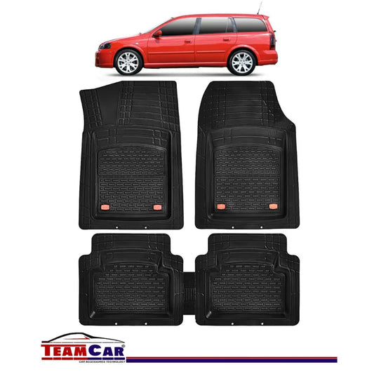 Covorase Auto TeamCar® Tip Tavita Compatibile Opel Astra G Caravan (1998-2009) Negru Material Rezistent - 221.ro