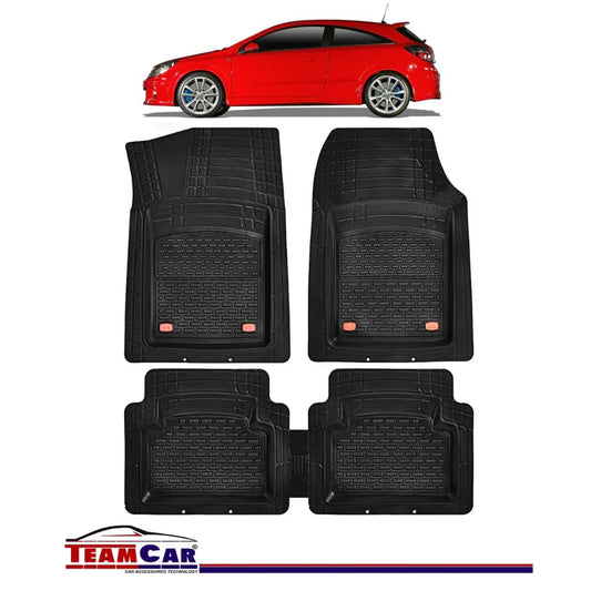 Covorase Auto TeamCar®Tip Tavita Compatibile Opel Astra H Coupe (2004-2014) Negru - 221.ro