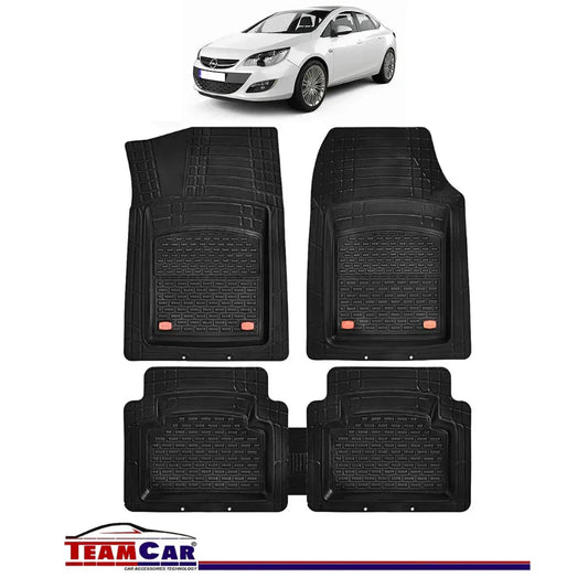 Covorase Auto TeamCar® Tip Tavita Compatibile Opel Astra J Sedan(2009-2015) Negru Material Rezistent - 221.ro