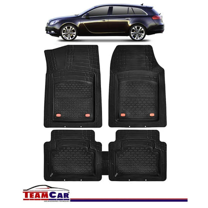 Covorase Auto TeamCar® Tip Tavita Compatibile Opel Insignia Sports Tourer (2008-2017) Negru Material Rezistent - 221.ro