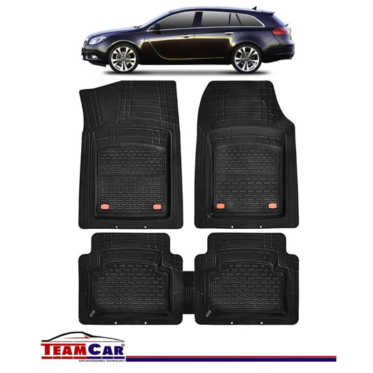 Covorase Auto TeamCar® Tip Tavita Compatibile Opel Insignia Sports Tourer (2008-2017) Negru Material Rezistent - 221.ro