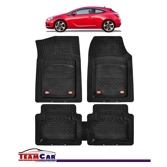 Covorase Auto TeamCar® Tip Tavita Compatibile Opel INA Astra J (2009-2015) Negru Material Rezistent - 221.ro