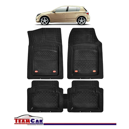 Covorase Auto TeamCar®Tip Tavita Compatibile Opel Astra H (2004-2014) Negru Material Rezistent - 221.ro