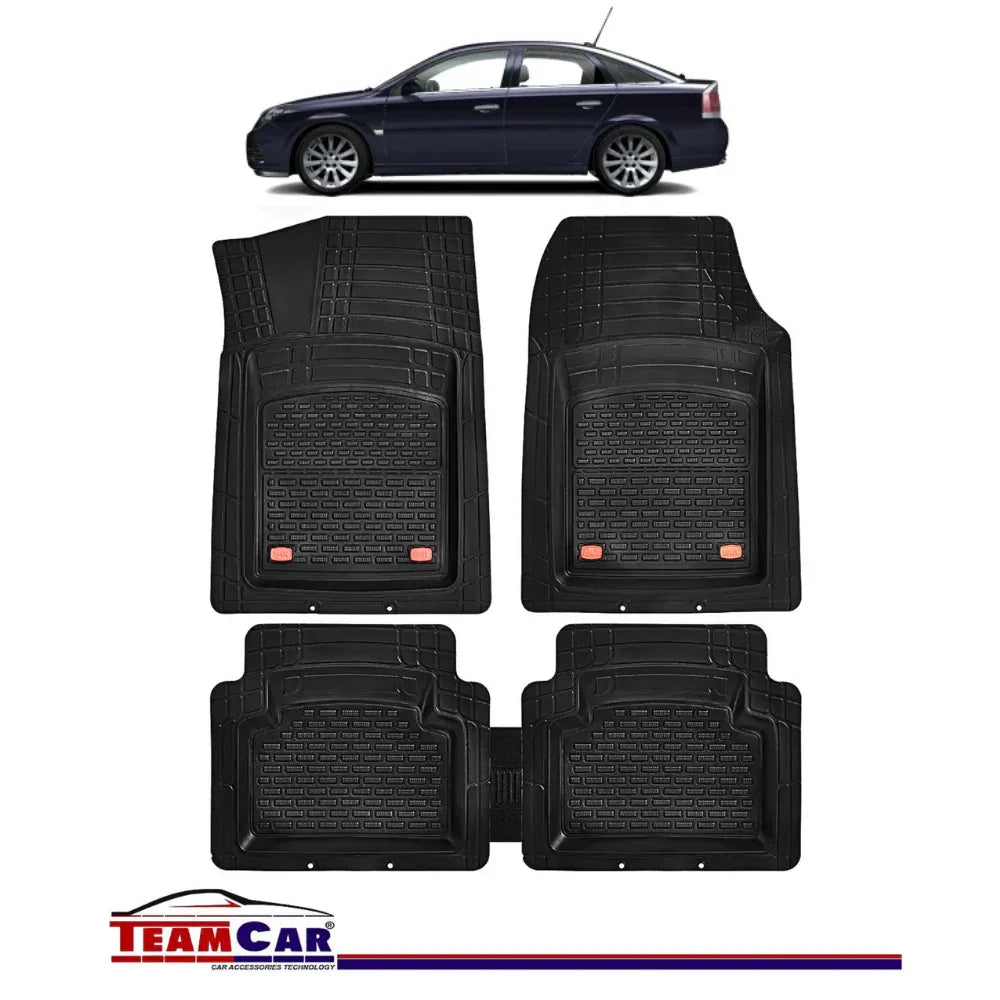 Covorase Auto TeamCar® Tip Tavita Compatibile Opel Vectra C (2002-2008) Negru - 221.ro