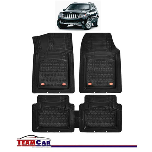 Covorase Auto TeamCar® Tip Tavita Compatibile Jeep Grand Cherokee WJ (1999–2004) Negru Material Rezistent - 221.ro