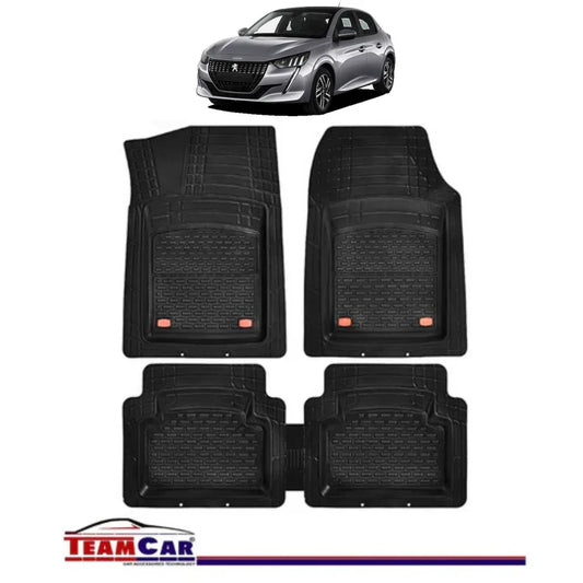 Covorase Auto Tip Tavita Compatibile Peugeot 208 (5 usi,2012-2015) Negru - 221.ro