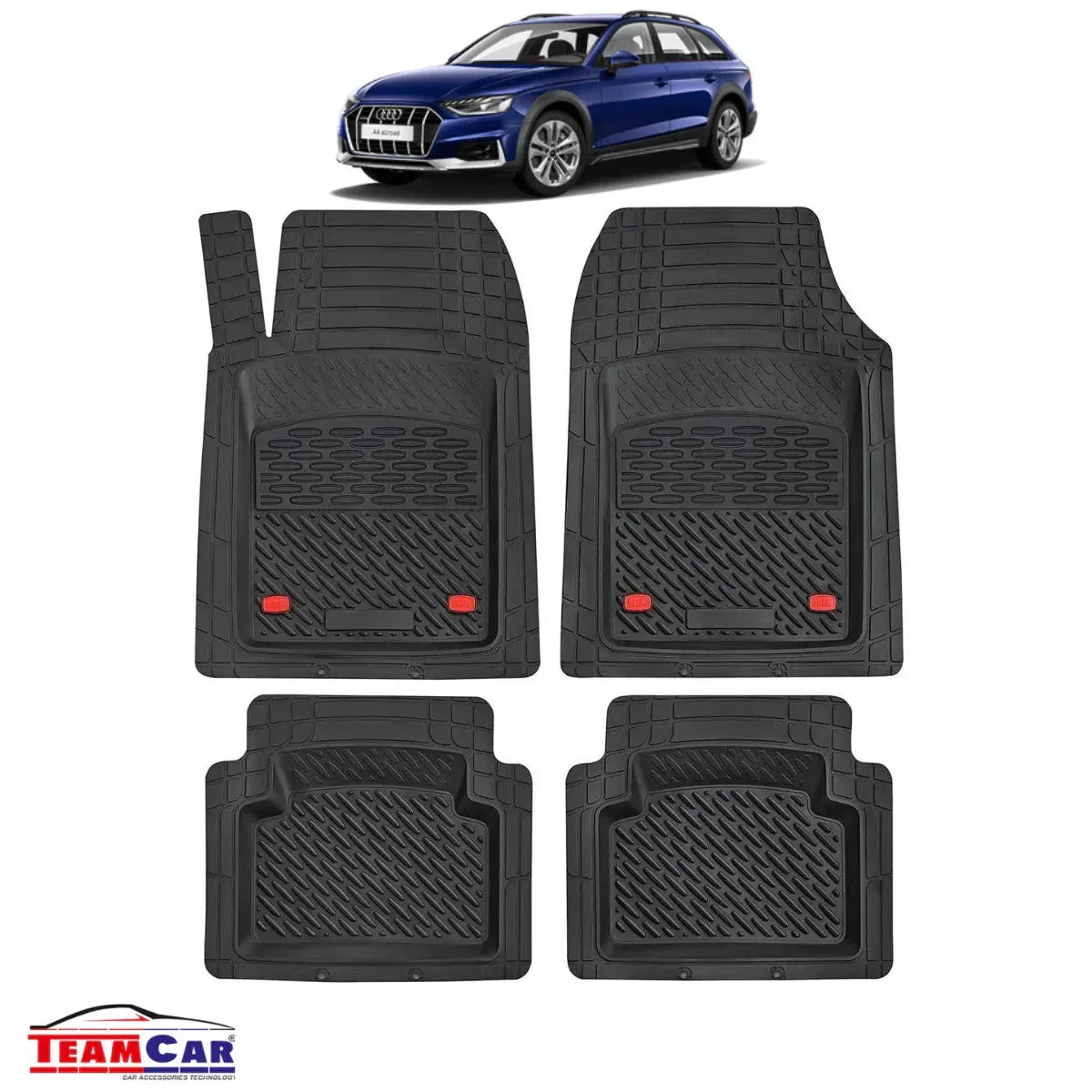 Covorase Auto TeamCar® Tip Tavita Compatibile Audi A4 B9 Allroad (2016–2024) - 221.ro