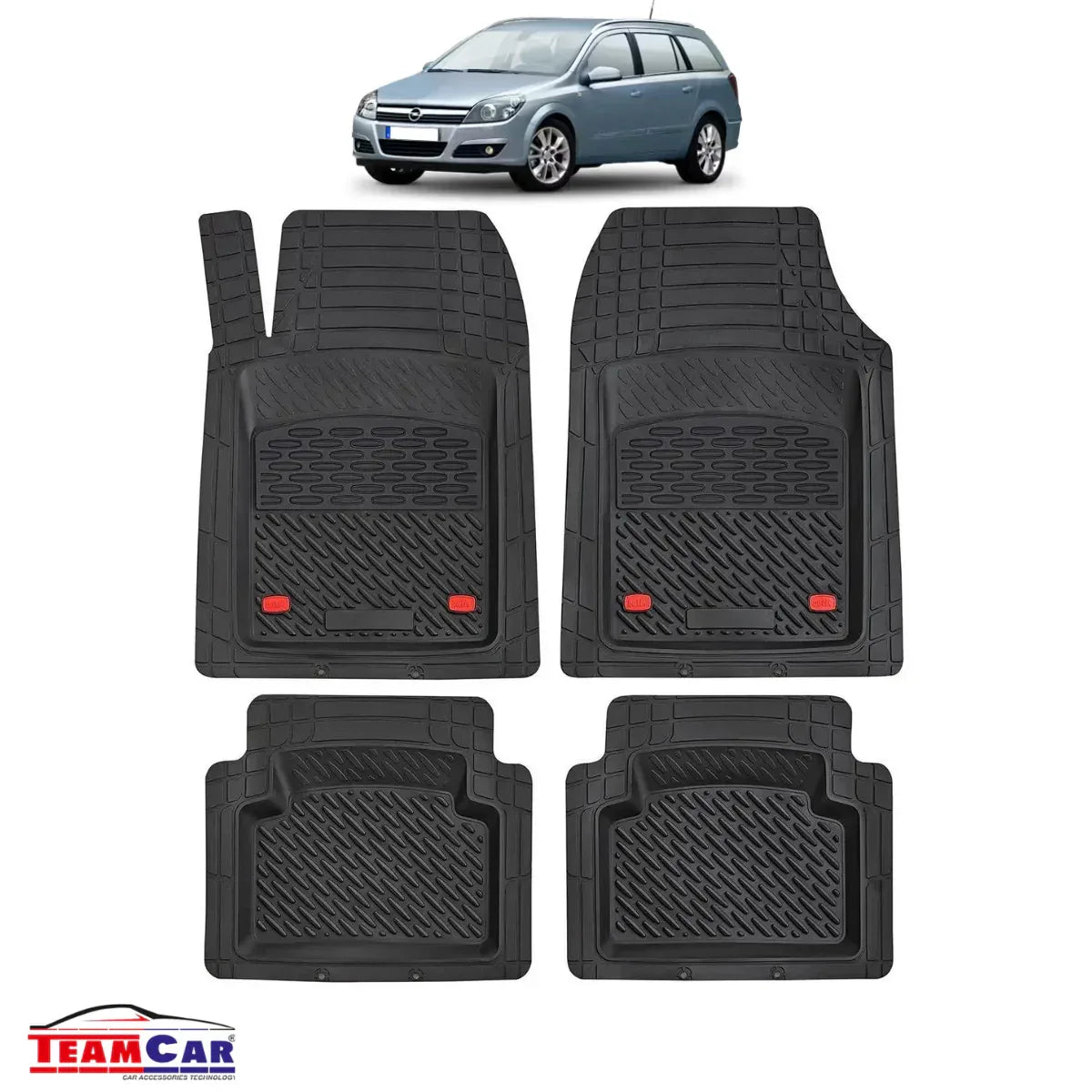 Covorase TeamCar® Tip Tavita Compatibile Opel Astra H (Mk5) Combi, Caravan (2004–2010) - 221.ro