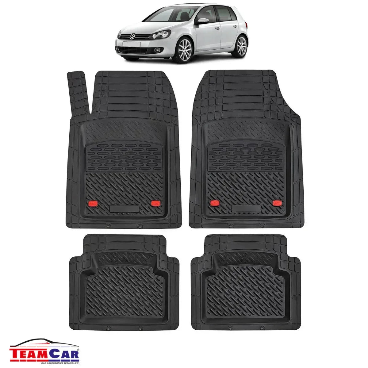 Covorase Auto TeamCar® Tip Tavita Compatibile Volkswagen Golf Mk6 Hatchback 5 uși (2008–2013) - 221.ro