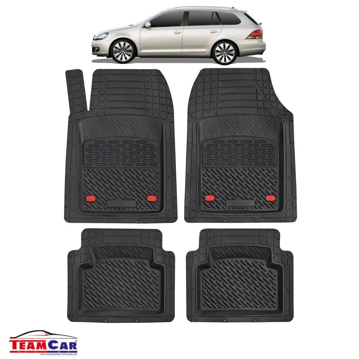 Covorase Auto TeamCar® Tip Tavita Compatibile Volkswagen Golf Mk6 Variant (2008–2013) - 221.ro