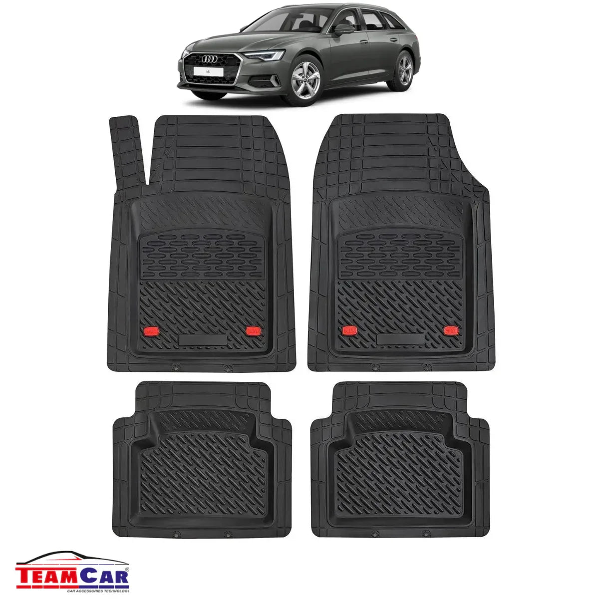 Covorase Auto TeamCar® Tip Tavita Compatibile Audi A6 C8 Avant, Break (2018–2025) - 221.ro