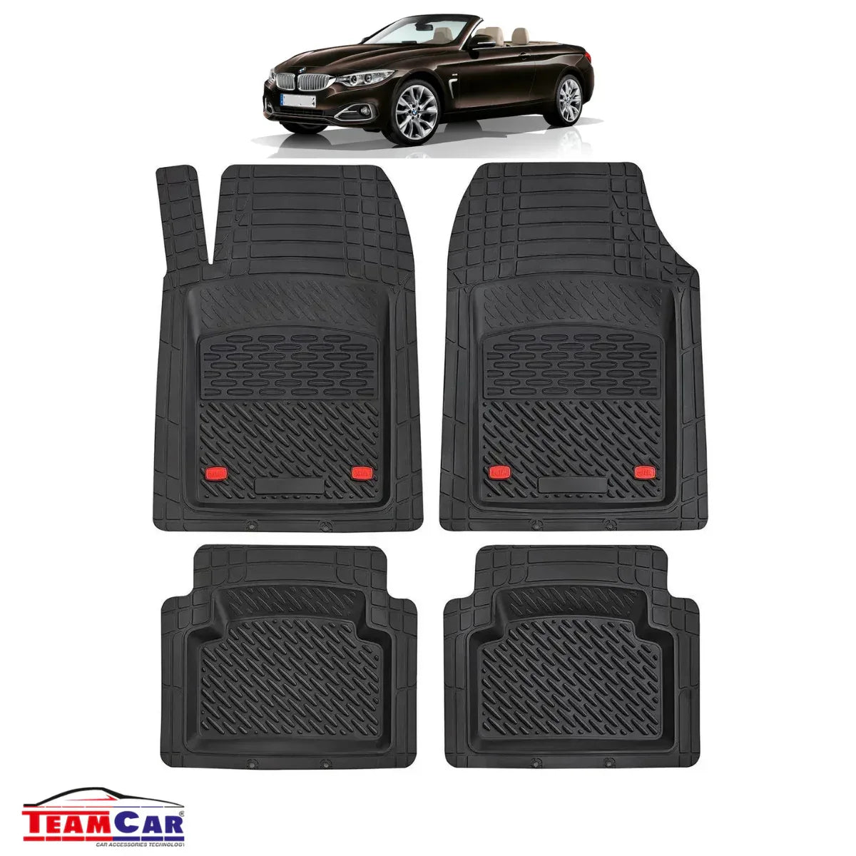 Covorase Auto TeamCar® Tip Tavita Compatibile BMW Seria 4 F33 Cabriolet (2014–2020) - 221.ro