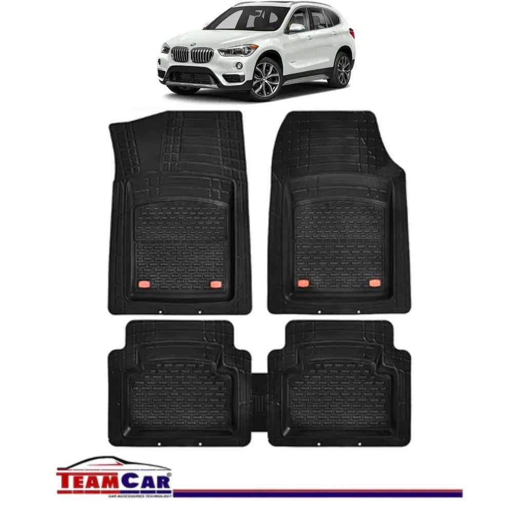 Covorase Auto TeamCar® Tip Tavita Compatibile BMW X1 F48 (2015–2022) Negru Material Rezistent - 221.ro