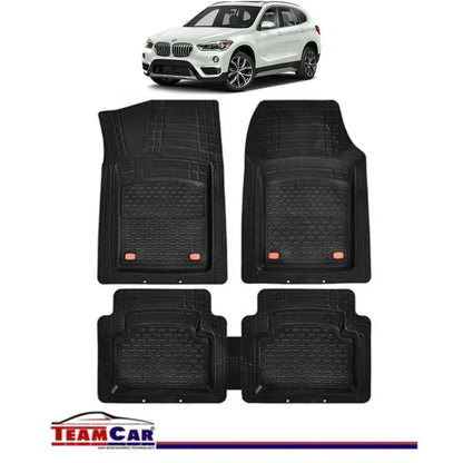 Covorase Auto TeamCar® Tip Tavita Compatibile BMW X1 F48 (2015–2022) Negru Material Rezistent - 221.ro