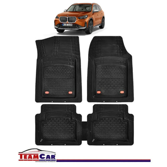 Covorase Auto TeamCar® Tip Tavita Compatibile BMW X1 U11 (2022–prezent) Negru Material Rezistent - 221.ro