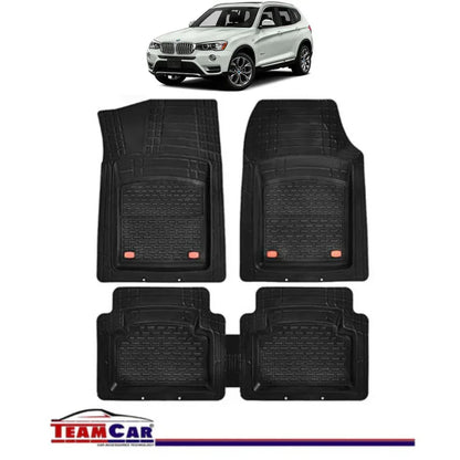 Covorase Auto TeamCar® Tip Tavita Compatibile BMW X3 F25 (2010–2017) Negru Material Rezistent - 221.ro