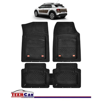 Covorase Auto TeamCar® Tip Tavita Compatibile Citroen C4 Cactus (2014-2020) Negru Material Rezistent - 221.ro
