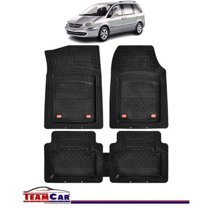 Covorase Auto TeamCar® Tip Tavita Compatibile Citroen C8 (2002-2014) Negru Material Rezistent - 221.ro