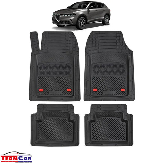 Covorase Auto TeamCar® Tip Tavita Compatibile Alfa Romeo Tonale Generatia I (2022+) Negru Material Rezistent - 221.ro