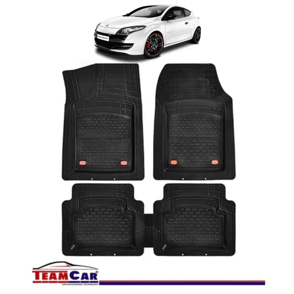 Covorase Auto TeamCar® Tip Tavita Compatibile Renault Megane III Coupe (2008-2016) Negru Material Rezistent - 221.ro