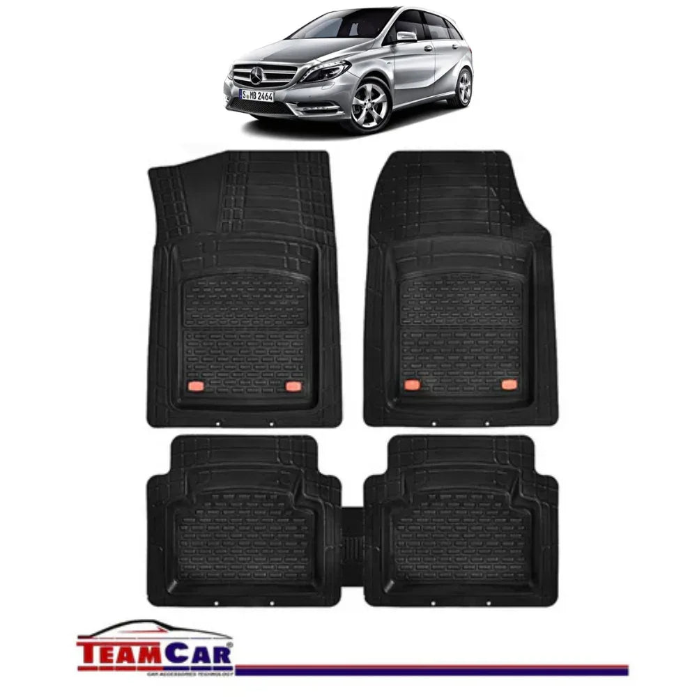 Covorase AutoTeamCar® Tip Tavita Compatibile Mercedes-Benz B-Class W246 (2011–2019) Negru Material Rezistent - 221.ro