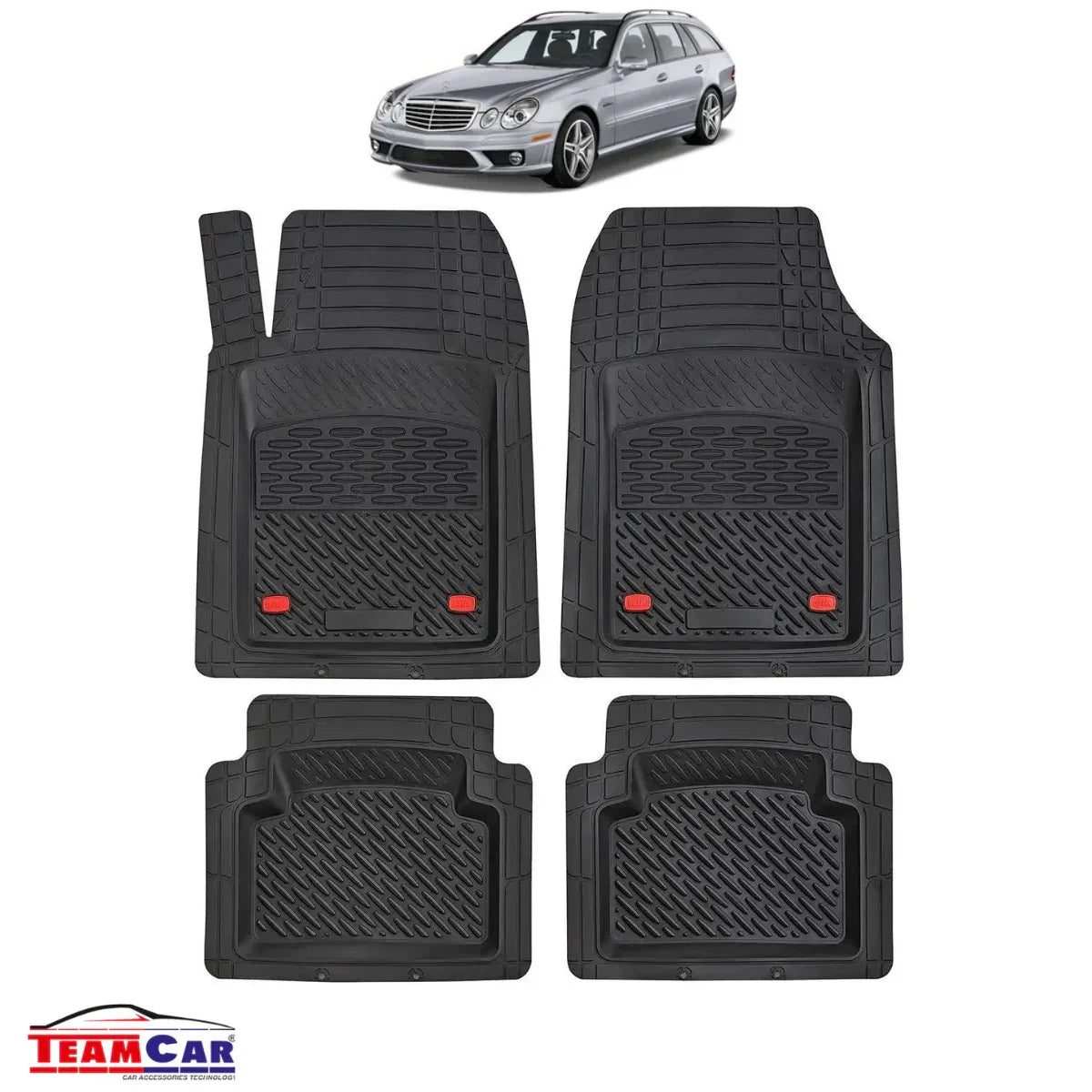 Covorase Auto TeamCar® Tip Tavita Compatibile Mercedes-Benz E-Class S211 Break (2003–2009) - 221.ro