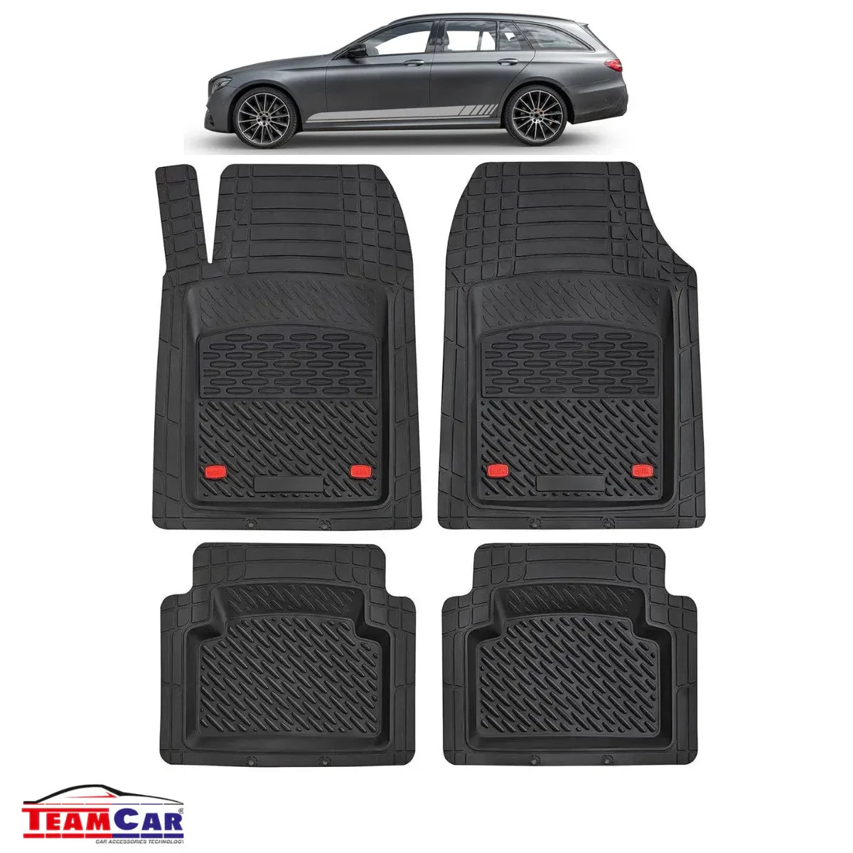 Covorase Auto TeamCar® Tip Tavita Compatibile Mercedes-Benz E-Class S213 Break (2016–2023) - 221.ro