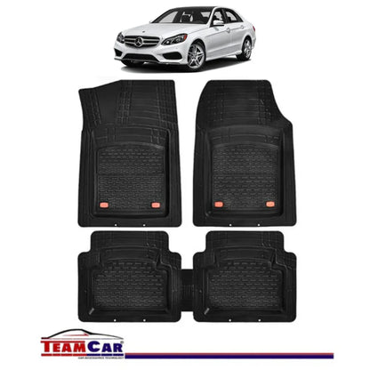 Covorase Auto TeamCar® Tip Tavita Compatibile Mercedes-Benz E-Class W212 (2009–2016) Negru Material Rezistent - 221.ro