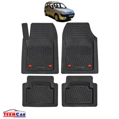 Covorase Auto TeamCar® Tip Tavita Compatibile Peugeot Partner I (1996-2008) Negru Material Rezistent - 221.ro