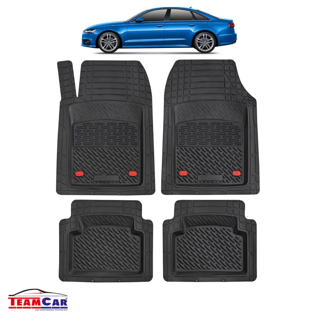 Covorase Auto TeamCar® Tip Tavita Compatibile Audi A6 C7 Sedan (2011–2018) - 221.ro