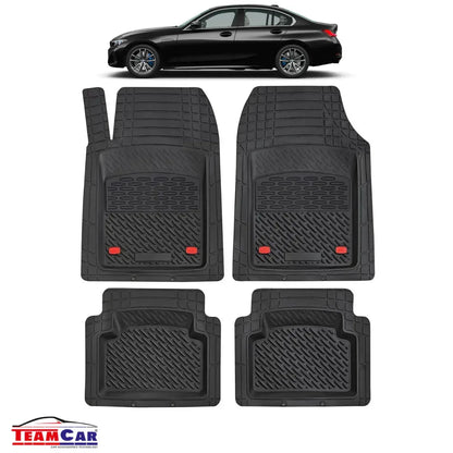 Covorase Auto TeamCar® Tip Tavita Compatibile BMW Seria 3 G20/G21 (2019–2025) Negru Material Rezistent - 221.ro