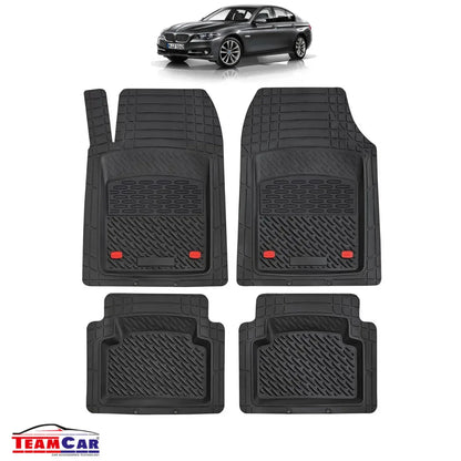 Covorase Auto TeamCar® Tip Tavita Compatibile BMW Seria 5 F10/F11 (2010–2017) Negru, Material Rezistent - 221.ro