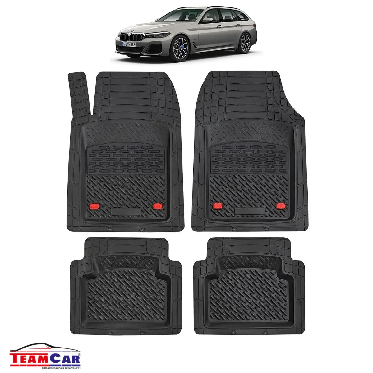 Covorase Auto TeamCar® Tip Tavita Compatibile BMW Seria 5 G31 Touring (2017–2023) - 221.ro