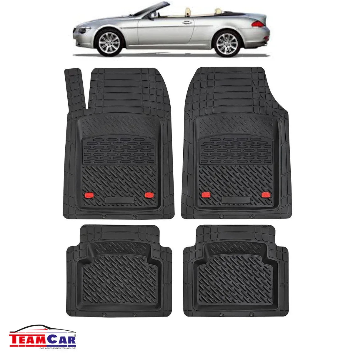 Covorase Auto TeamCar® Tip Tavita Compatibile BMW Seria 6 E64 Cabriolet (2004–2010) - 221.ro