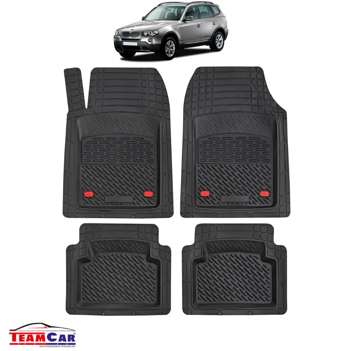 Covorase Auto TeamCar® Tip Tavita Compatibile BMW X3 E83 SUV (2003–2010) - 221.ro