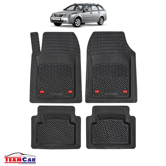 Covorase Auto TeamCar® Tip Tavita Compatibile Chevrolet Lacetti J200 (2004–2013) Negru Material Rezistent - 221.ro