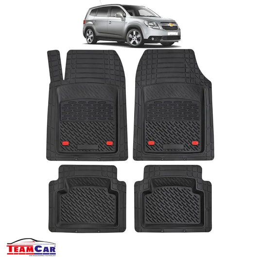 Covorase Auto TeamCar® Tip Tavita Compatibile Chevrolet Orlando J309 (2010–2018) Negru Material Rezistent - 221.ro