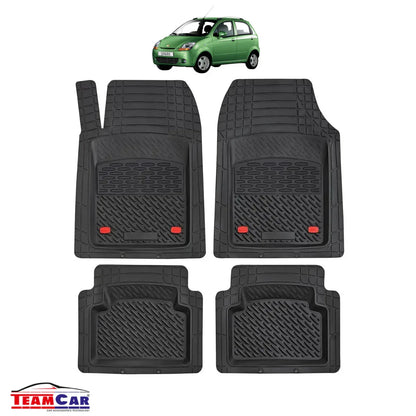 Covorase Auto TeamCar® Tip Tavita Compatibile Chevrolet Spark M200 (2005–2010) Negru Material Rezistent - 221.ro