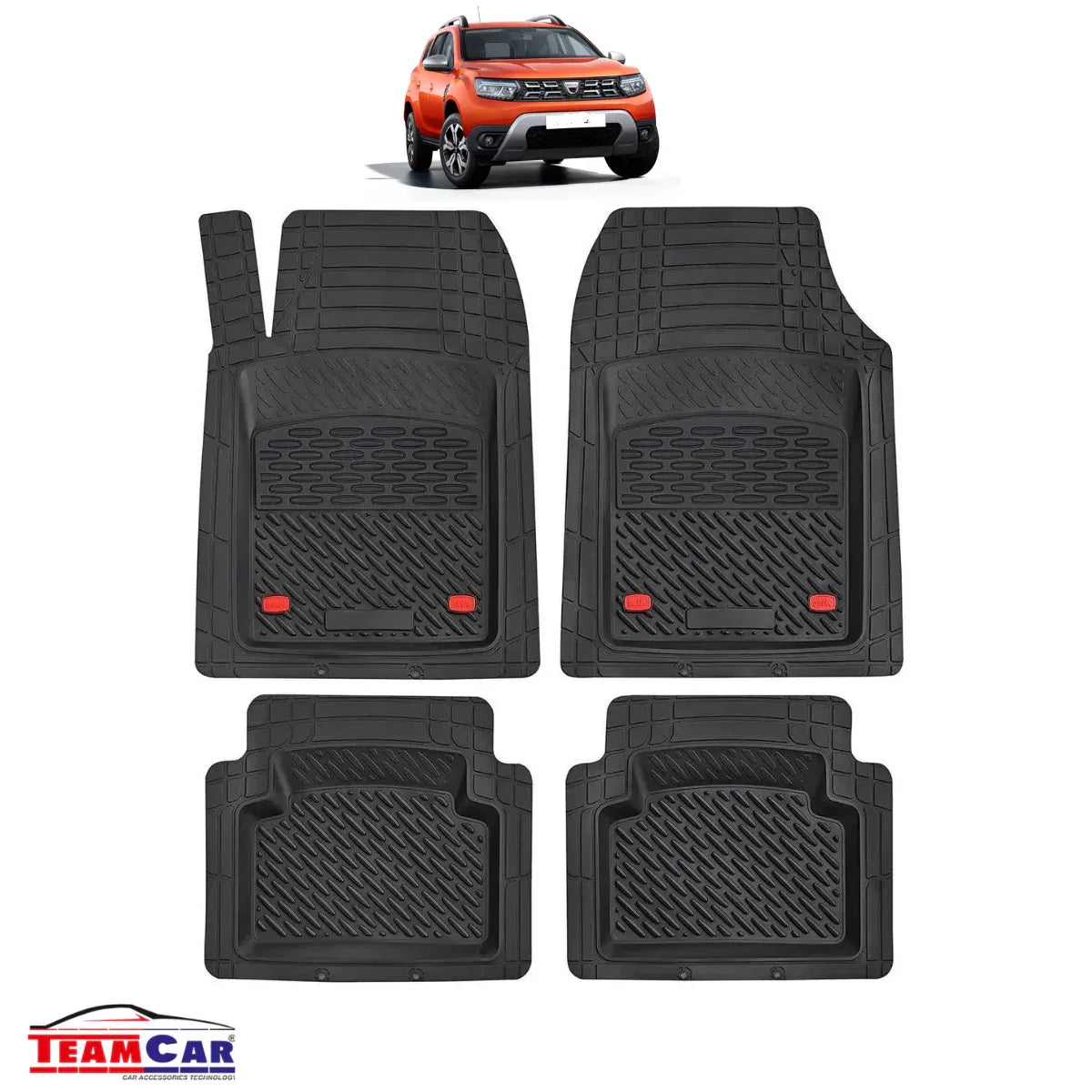 Covorase Auto TeamCar® Tip Tavita Compatibile Dacia Duster II (facelift 2021) - 221.ro